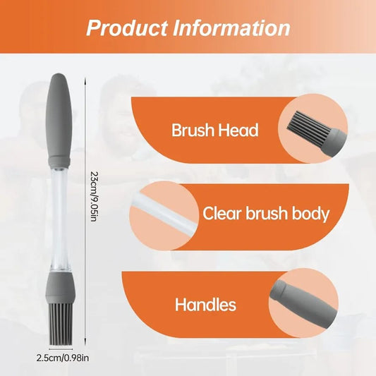 Silicone oil pump brush