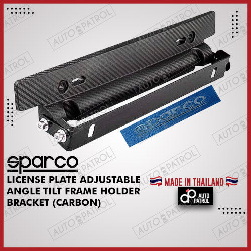 Carbon Fiber Number Plate Tilter For Cars